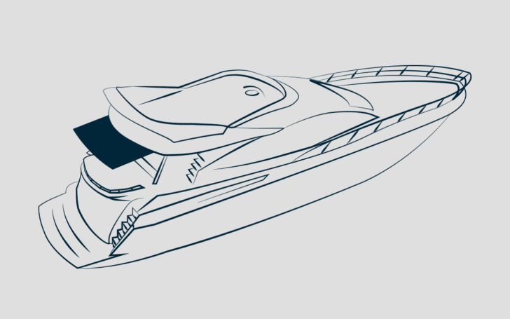 Awning - Aft Cockpit - Retractable (replacement Canvas)